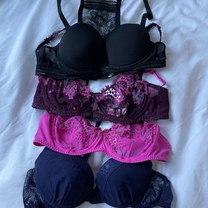 Lot of 4 Simone Perele Bras Size 34B